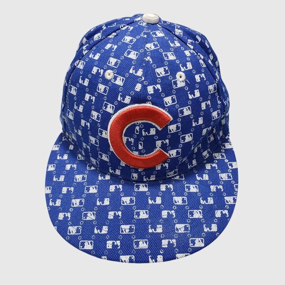Vintage New Era 59FIFTY Chicago Cubs MLB  Fitted Hat 7 1/4 Made in USA - Picture 1 of 8